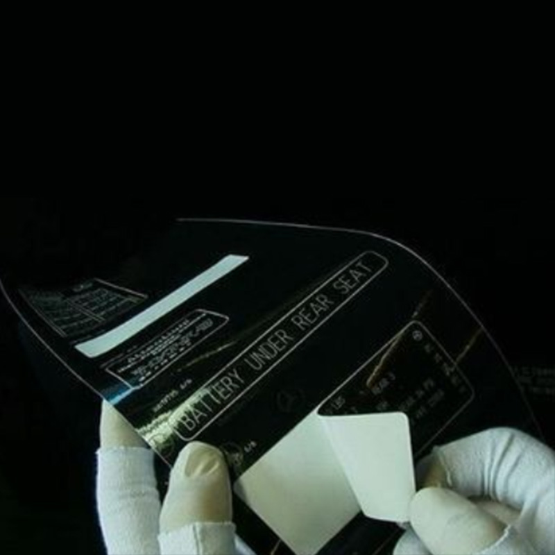 Phim khắc laser bóng không gãy màu đen